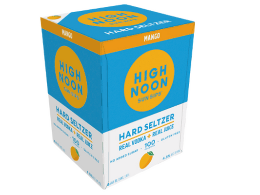 HIGHNOON HARD SELTZER MANGO 4 pack Cans