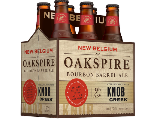 NEW BELGIUM OAKSPIRE BOURBON ALE 6 PACK
