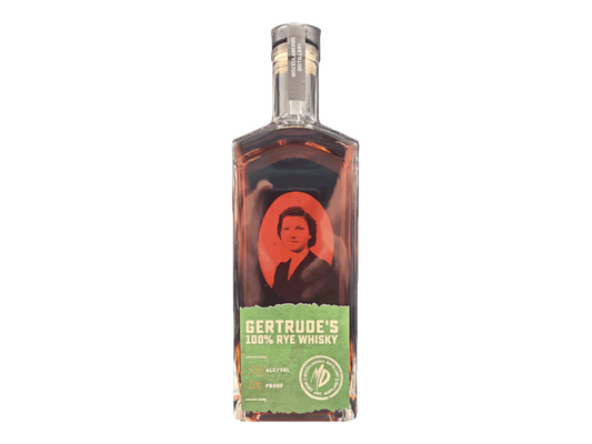 MISC. DISTILLERY GERTRUDE'S 100% RYE WHISKEY 750 ML