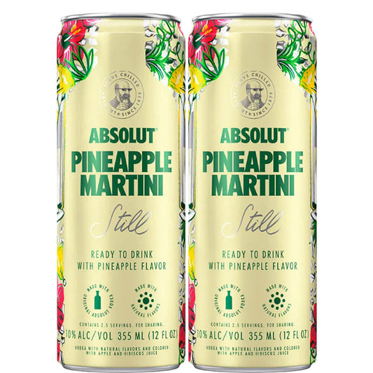 Absolut Pineapple Martini Cocktail 355ml