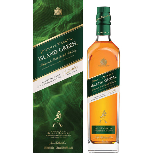 JOHNNIE WALKER ISLAND GREEN BLENDED SCOTCH WHISKY 1000 ML