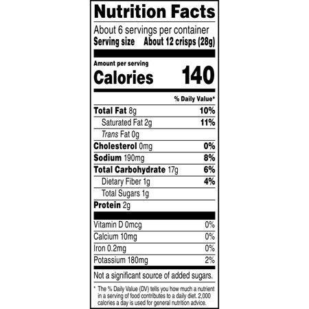 LAYS STAX SOUR CREAM & ONION PATATO CHIPS 5.5oz