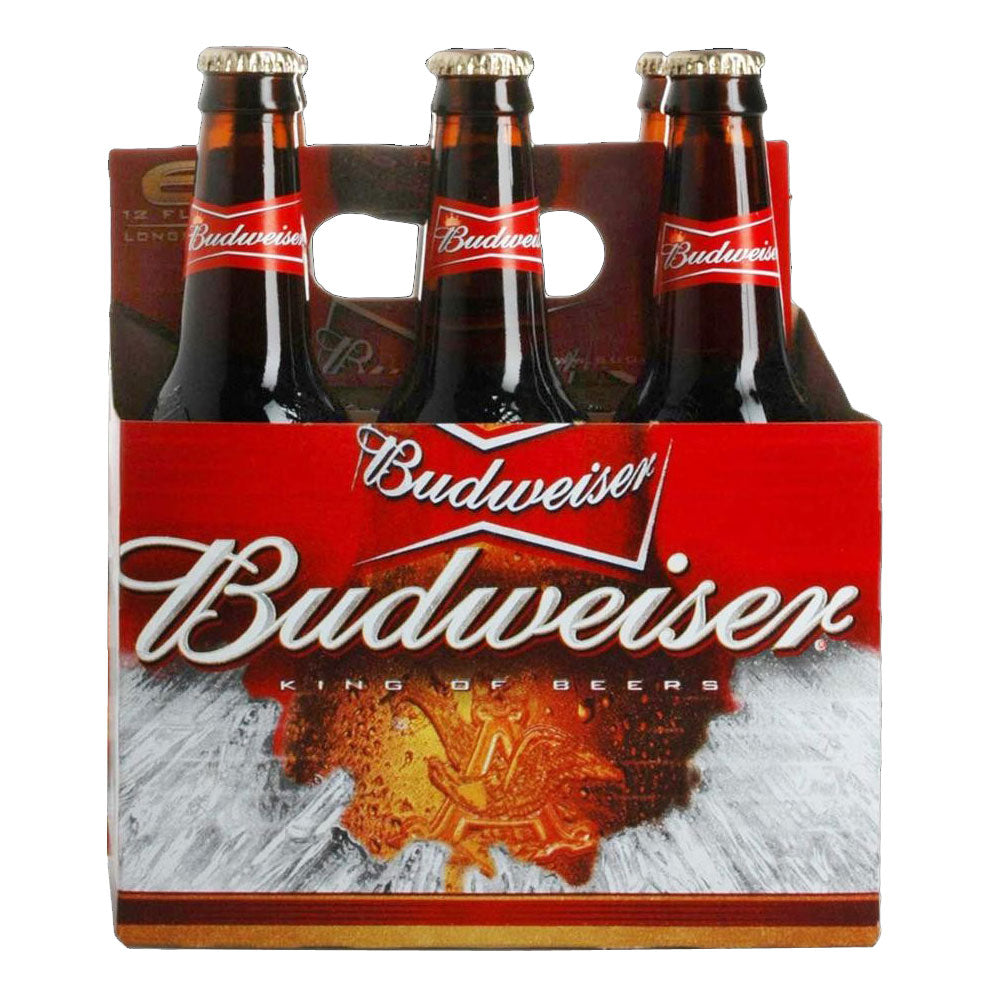 Budweiser Bud Lager Beer 12-Oz Bottle 6-Pack