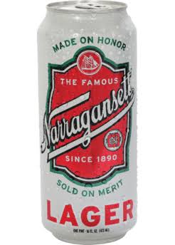 NARRAGANSETT LAGER BEER  6 PACK 6 PACK CANS 12OZ