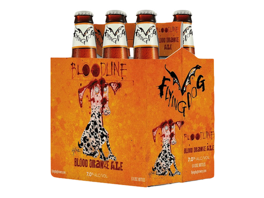 FLYING DOG BLOOD ORANGE 6 PACK BOTTLES