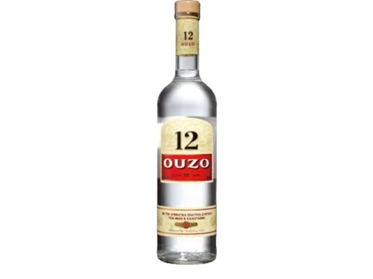 12 OUZO GREECE 750 ML