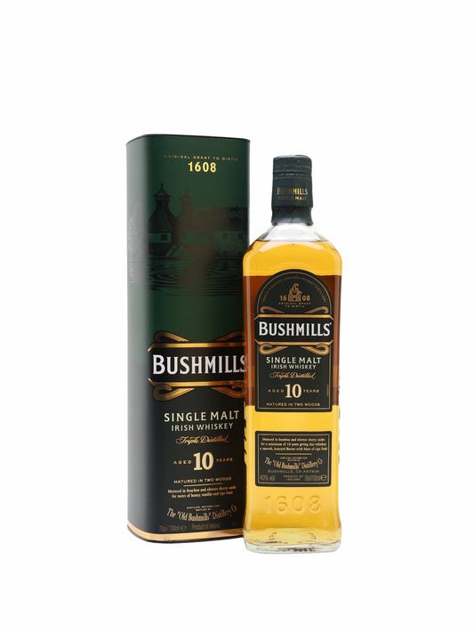 BUSHMILLS AGED 10 YEARS 750 ML