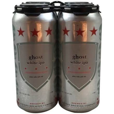 3 STARS GHOST WHITE IPA 6 PACK CANS