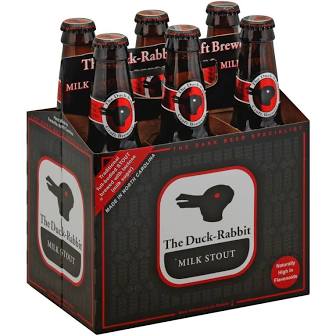 THE DUCK RABBIT MILK STOUT 6 PACK BOTTLES
