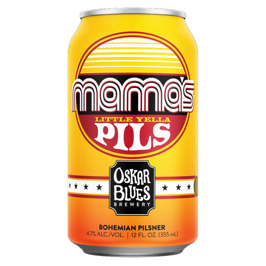 Oskar Blues Brewery Mama's Little Yella Pils Beer 6-Pack