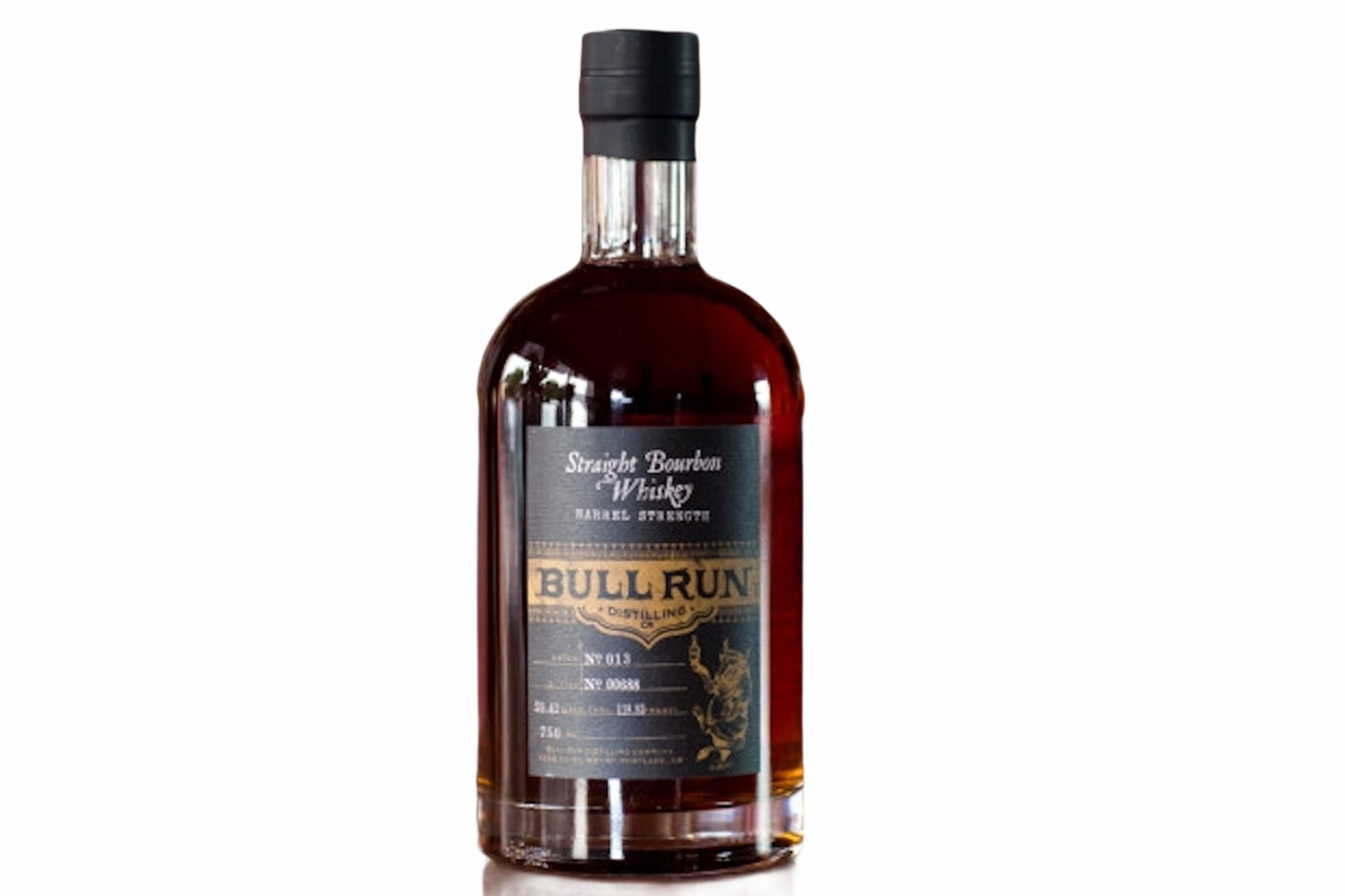 BULL RUN DISTILLING CO. BARREL STRENGTH 750 ML