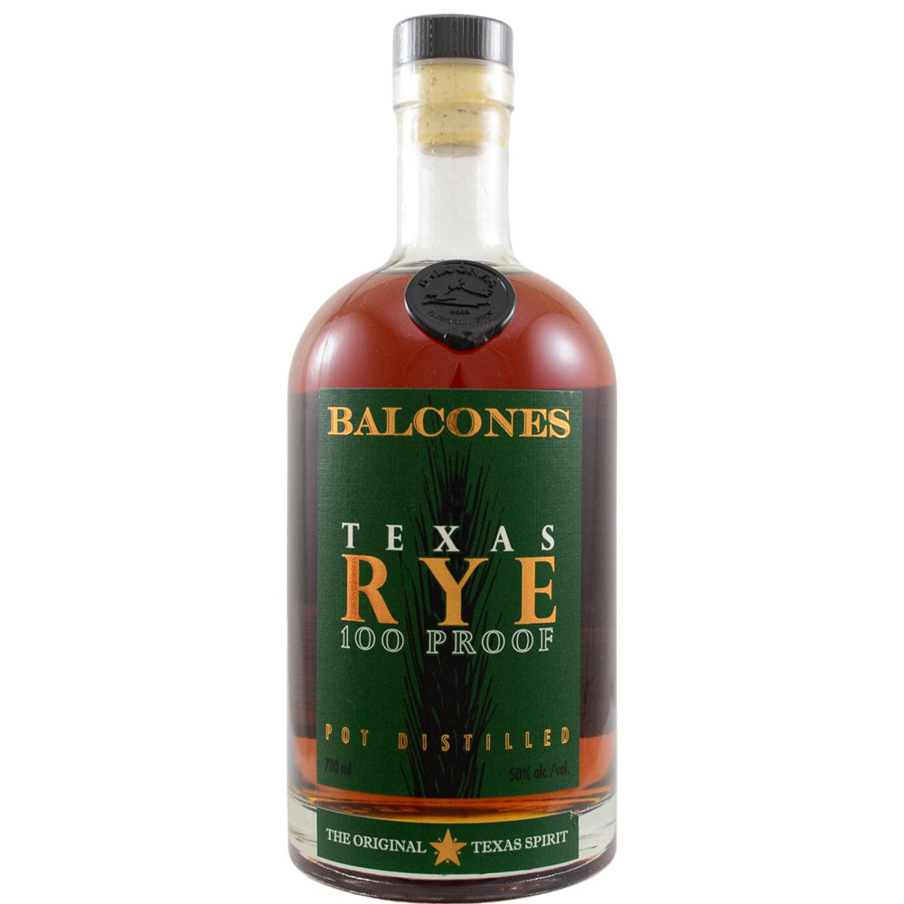 BALCONES TEXAS RYE 100 PROOF 750 ML