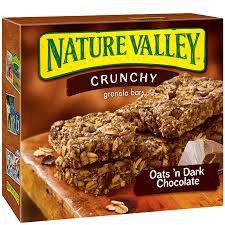 NATURE VALLEY CRUNCHY DARK CHOCOLATE Regular